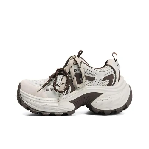 JEEP SPIRIT Амортизаторы Slip-resistant устойчивые к истиранию низкий топ кроссовки с толстой подошвой женские