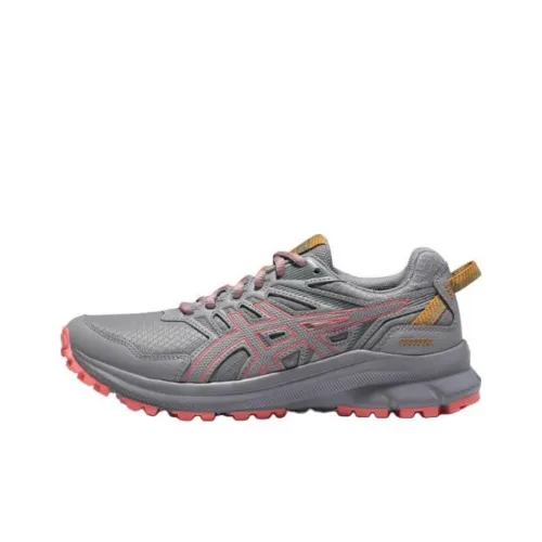 Asics Trail Scout 2 Low Top Trail Беговые кроссовки Женские Серый Оранжевый