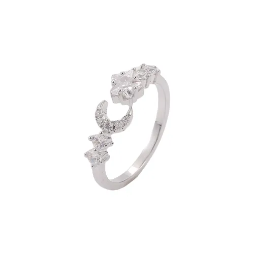 Кольца Vegetarian из меди с цирконием унисекс