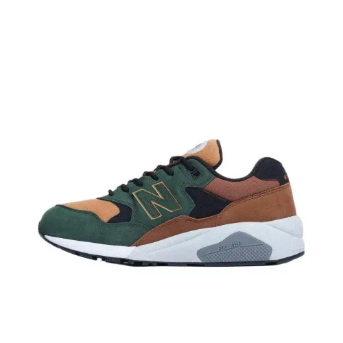 New Balance NB 580 Low Топ Повседневные Беговые Кроссовки Унисекс Зеленый Коричневый