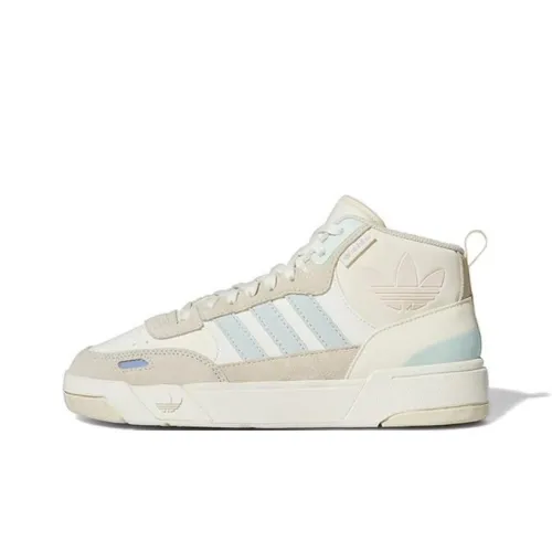 Adidas Originals Post Up Slip Resistant Abrasion Resistant MID Топ Скейтборд Кроссовки Женские Экрю