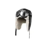 Черные шапки и кепки + защитные очки