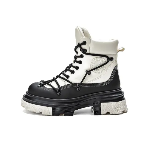 NAUTICA Короткий Мартин Boot Женские Черный Белый