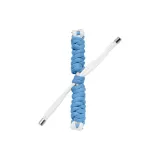 Синий и белый - ремешок из скрученного шнура