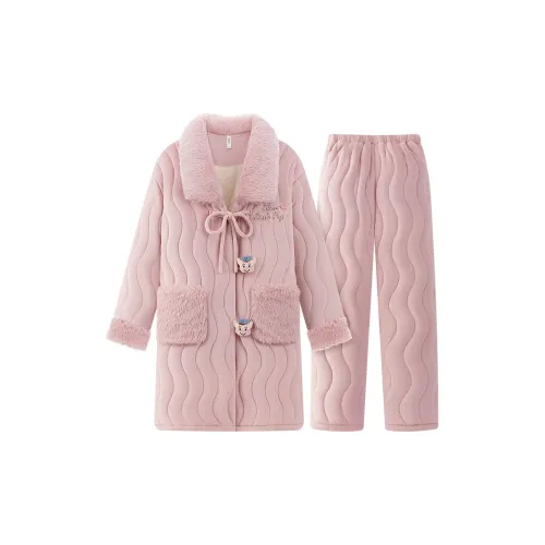 Gongdie X Disney Пижамный комплект Женские Розовый