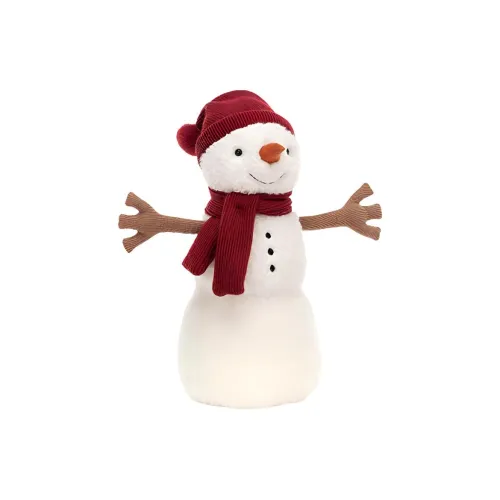 JELLYCAT Grand Платье UP Collection Тедди Снеговик Куклы Плюшевая кукла 34 см Высота