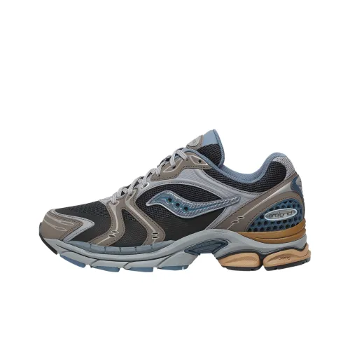 Saucony ProGrid Triumph 4 Slip-Resistant Abrasion-Resistant Low-Top Беговые кроссовки Унисекс Серый