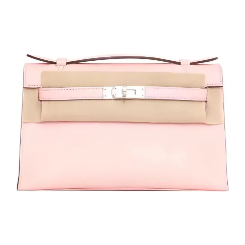 HERMES Mini Kelly Generation 1 Swift Кожа Сумка Kelly Сумка Женские 3Q Розовый SAKURA Розово-вишневый