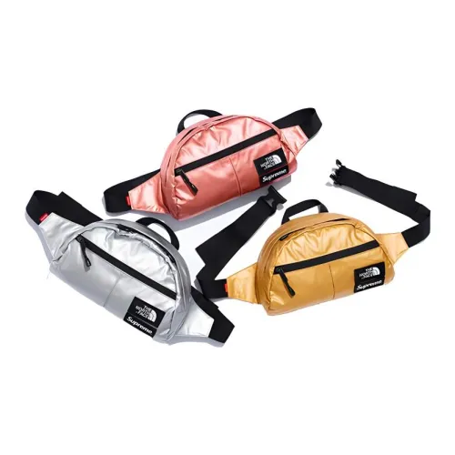 Supreme The NORTH FaceMetallic Коллаборация Ткань Sling Сумка Сумка через плечо Бананка Унисекс Многоцветная