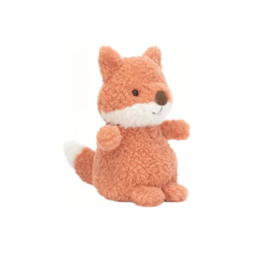 JELLYCAT Forest Animal Collection Little Fox Кукла Плюшевая Кукла 12 см Рекомендуемая Высота в Сидячем Положении