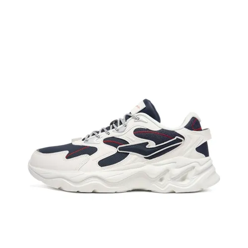 Erke Юбка Resistant And Дышащая Низкий Топ Casual Мужской Белый Синий