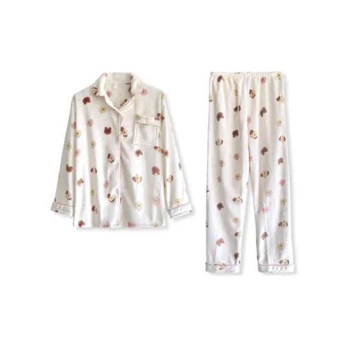 WANANNI Пижамный комплект женский абрикосовый