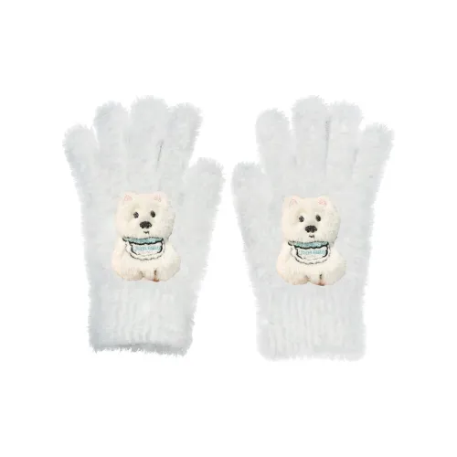 IOTS Полиэфирный трикотаж Перчатки Женские