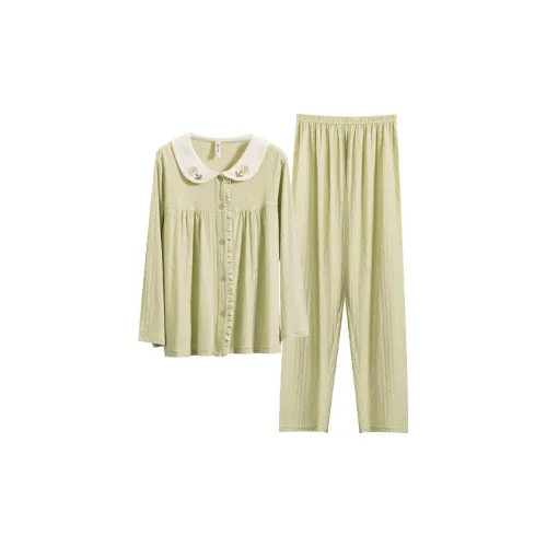 FENTENG Пижамный комплект женский свежий зеленый