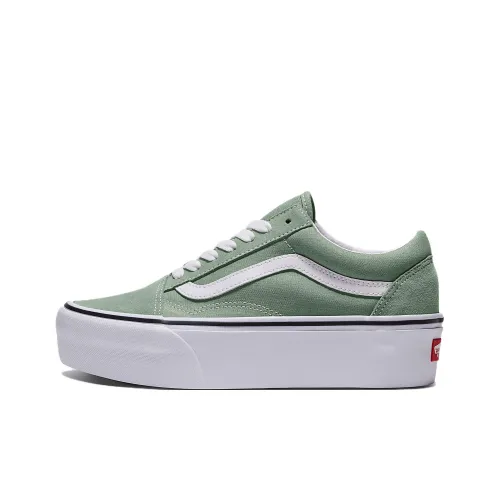 Vans Old Skool Collection Низкие Кроссовки для Скейтбординга Унисекс Зеленые