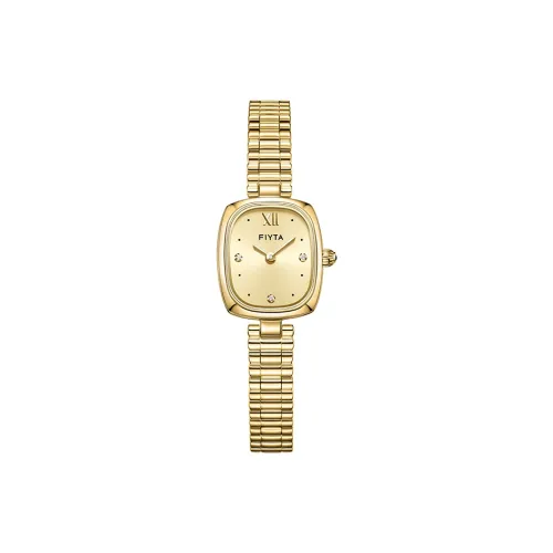 FIYTA Allure Series DL865031.GGG Кварцевый механизм нержавеющая сталь ремешок женские часы золотой циферблат