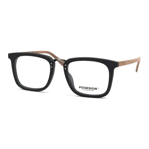 POSESION Пластина And Металл Квадрат Оправы для очков Унисекс