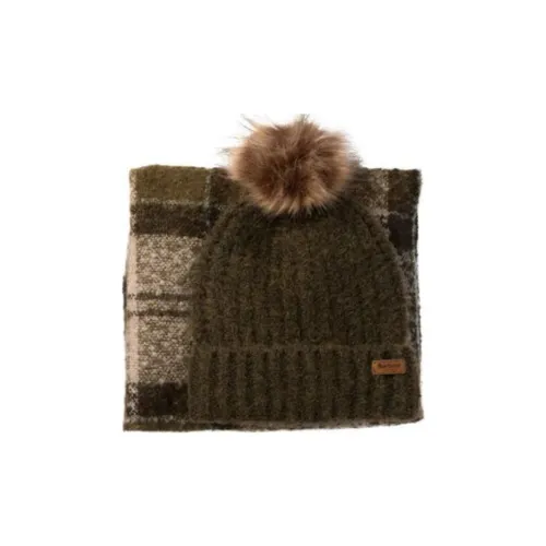 BARBOUR Переработанный полиэстер Шапки-бини Детский Коричневый