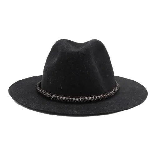 BRUNELLO CUCINELLI Felt Bucket Hats Women's Black BRUNELLO CUCINELLI Фетровые Шляпы-ведра Женские Черные