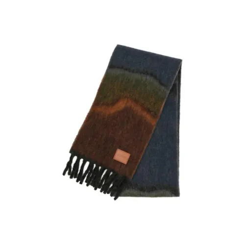 LOEWE Альпака Полиамид Полиэстер Шарфы из трикотажа Wool Knit Женские Многоцветные