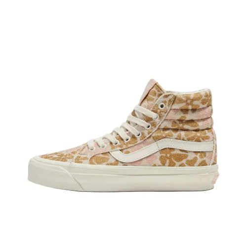 Vans MTE Sk8 Hi Высокие Кроссовки для Скейтбординга Унисекс Желто-Розовые