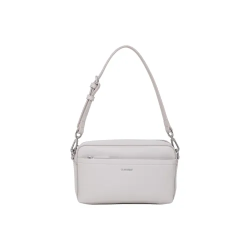 Calvin Klein Искусственная кожа Портативная Сумка через плечо Сумка на плечо Женская Светлый Умбра