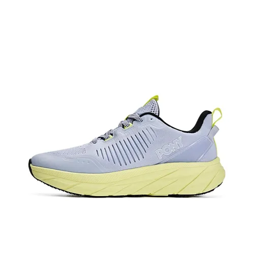 PONY Slip-resistant Abrasion-resistant Low Top Casual Shoes Unisex Light Gray ПОНИ Противоскользящий Устойчивый к истиранию Низкий Топ Повседневная Обувь Унисекс Светло-Серый