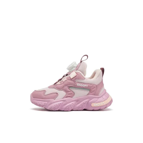 SNOOPY Slip-resistant амортизаторы низкий топ детские беговые кроссовки светло-розовый розовый детский