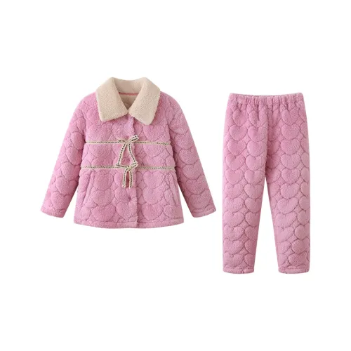 Jingyun Pajama Комплект Женский Элегантный Розовый