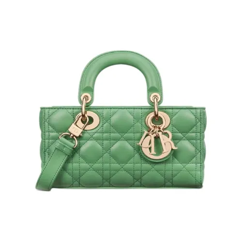 DIOR LADY D Joy Lambskin Сумка Lady Dior Сумка через плечо Сумка Маленькая Женская Jade Green