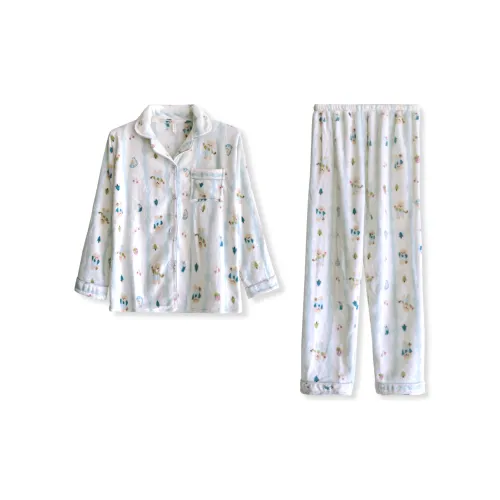 WANANNI Пижамный комплект женский светло-синий