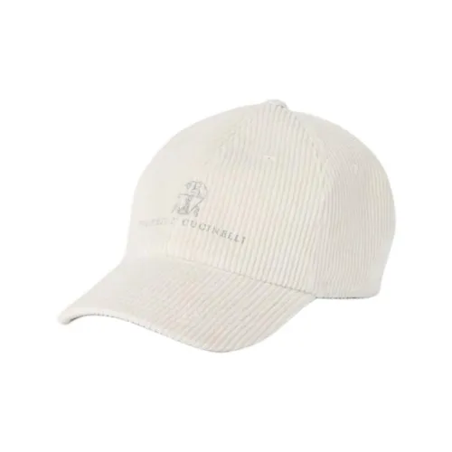 BRUNELLO CUCINELLI Эластан Бейсболки Мужской Белый