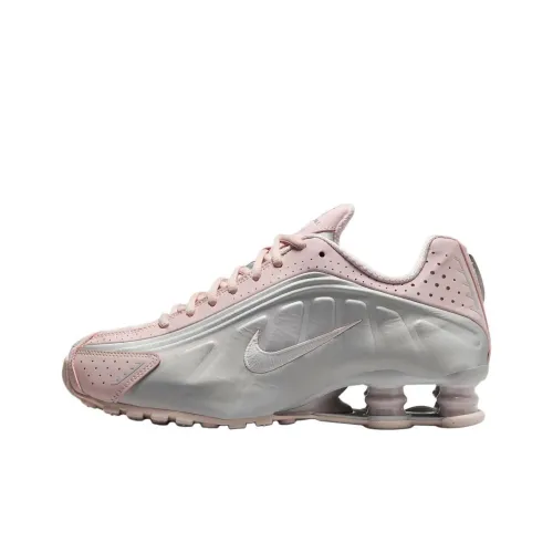 Nike Shox R4 Беговые кроссовки Низкий топ Розовый Женские
