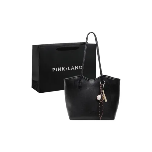 PINK·LAND ПУ (полиуретан) Сумка через плечо Стандартная Женская Черная Коричневая Кофейная