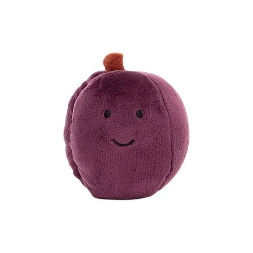 JELLYCAT Fun Food Collection Фрукты DELICIOUS И вкусный Сливовый Куклы Плюшевая кукла 6 см Высокая