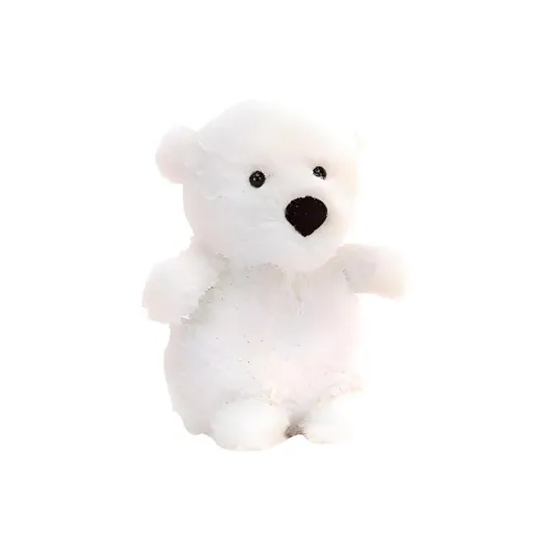 JELLYCAT Polar Regions Collection Куклы Плюшевые Белый Медведь 12 см Высота в Сидячем Позе