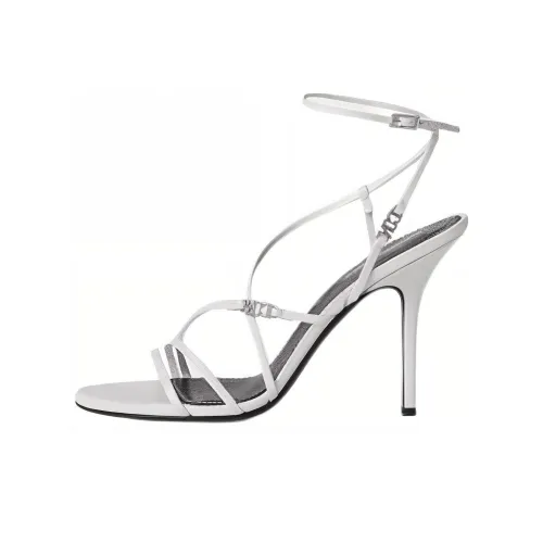 DSQUARED 2 One Ремень Сандалии 10 см Женские Белые