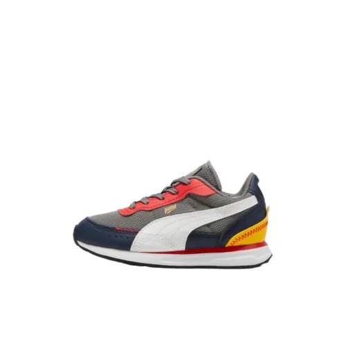 PUMA Road Rider Low Топ Детская Беговая Обувь Серый Малыш