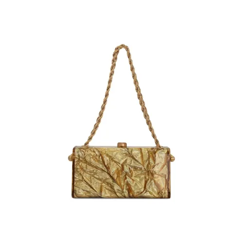 CULT GAIA Акриловая сумка через плечо Женская Золотая