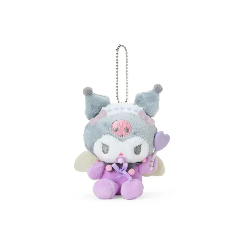 Санрио Kuromi Little Angel Куклы Плюшевый Брелок 13 см Рекомендуемый рост