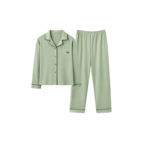 Ordifen Pajama Комплект Женский Листовой Зеленый