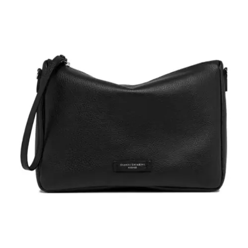 GIANNI CHIARINI Сумки через плечо из кожи женские черные
