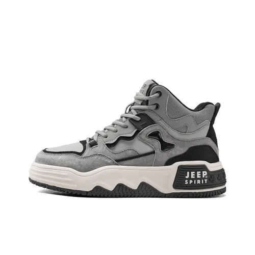 JEEP SPIRIT Высокие кроссовки для скейтбординга унисекс альпинистского серого цвета