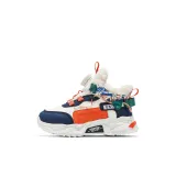 Темно-синий и оранжевый