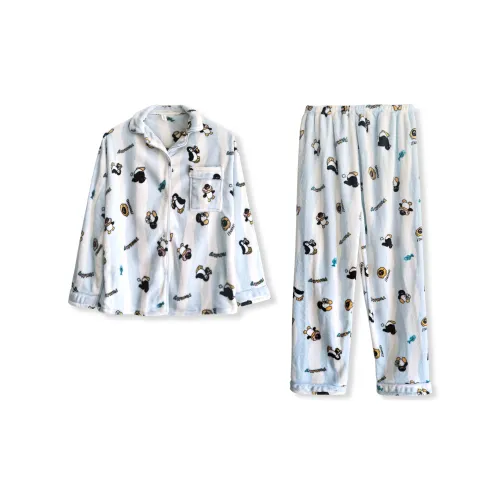 WANANNI Пижамный комплект женский синий