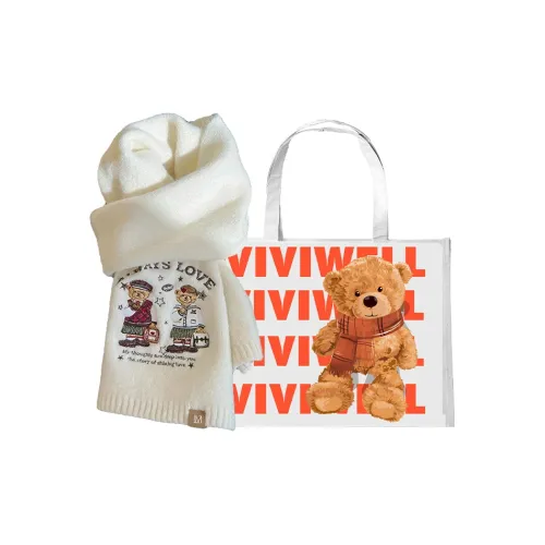 VIVIWELL Полиэфирный трикотаж Шарфы Унисекс