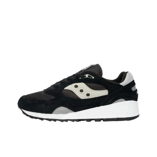 Saucony Shadow 6000 Низ Резистентный к Износу Низкий Топ Повседневный Унисекс Черный Серый