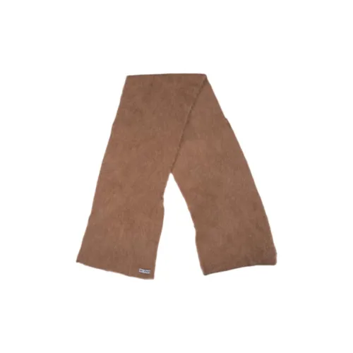 By Far Альпака Вязаные Шарфы Унисекс Коричневый Фиолетовый