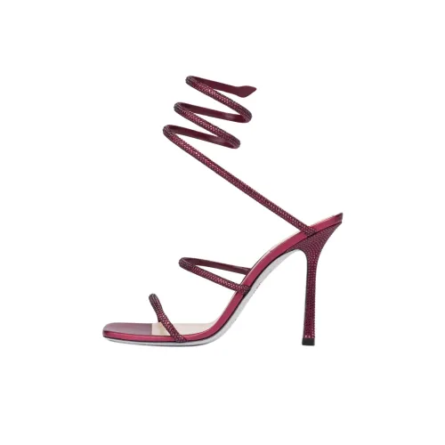 RENE CAOVILLA One Ремешок Сандалии Женские Темно-красный