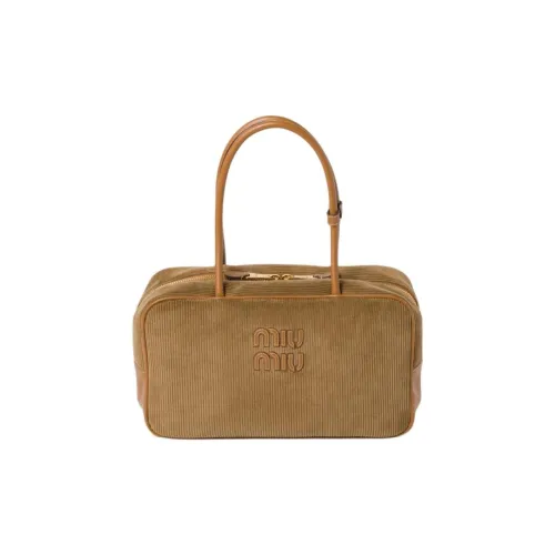 MIU MIU Ткань Сумка Женская Корица